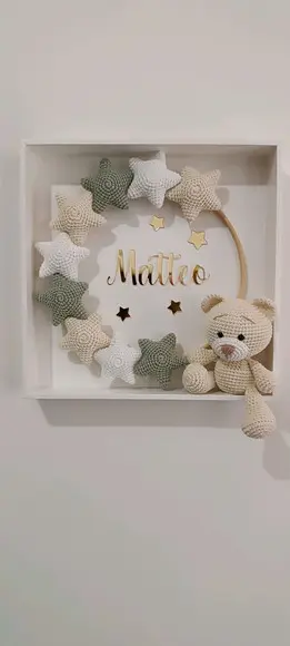 Porta Maternidade Estrelas Urso