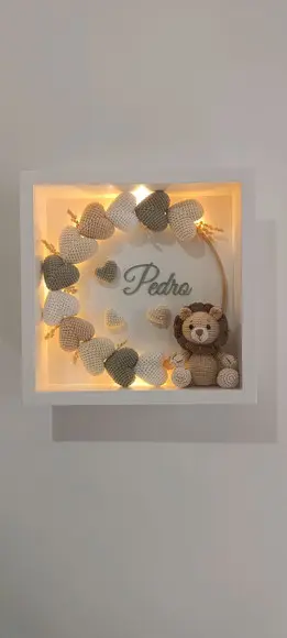 Porta Maternidade Leão Vidro