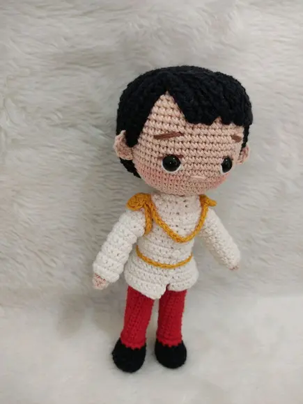 Príncipe Encantado Amigurumi (Cinderela)