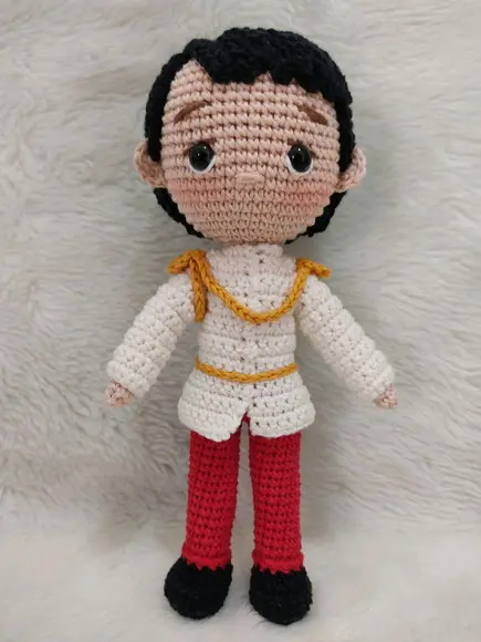 Príncipe Encantado Amigurumi (Cinderela)