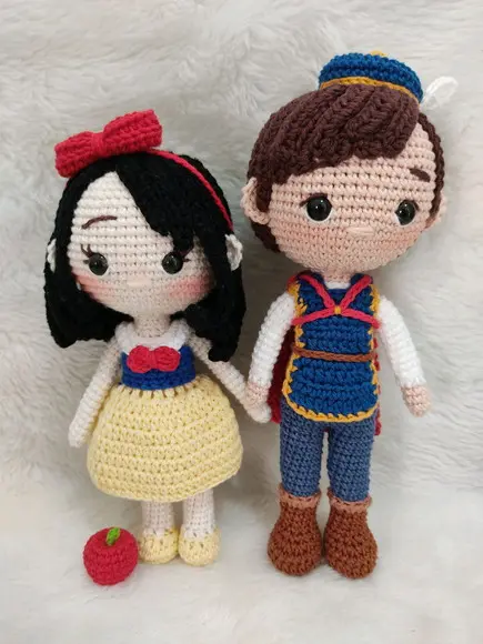 Príncipe Florian Amigurumi (Branca de Neve)