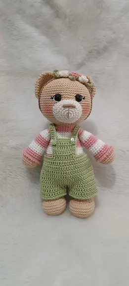 Ursa Vestido Amigurumi