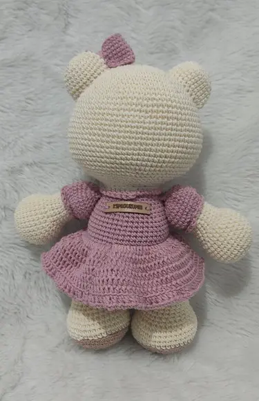 Ursa Vestido Amigurumi