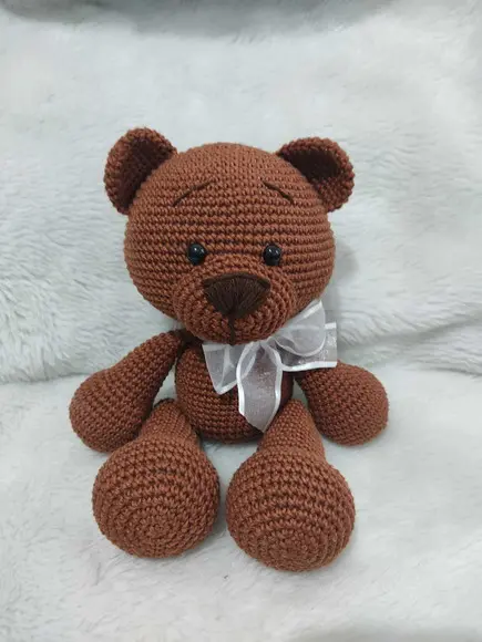 Urso Laço Amigurumi
