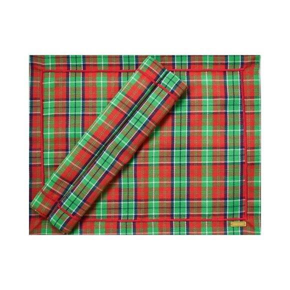 Jogo Americano Xadrez Natal 8 Lugares