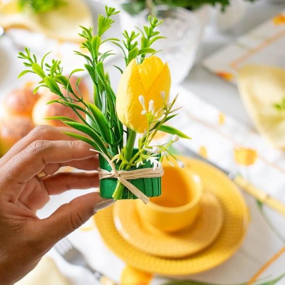Kit Mesa Posta Dia das Mães Tulipas 6 Lugares