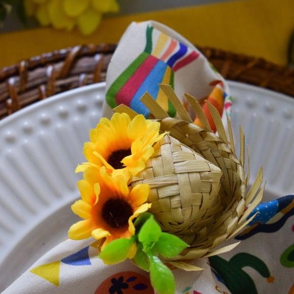 Mesa Posta de Festa Junina 8 Lugares