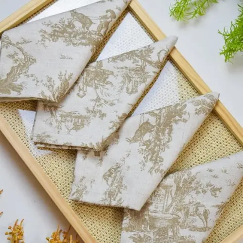 Guardanapo de Linho Toile Du Jouy / 6 Unidades