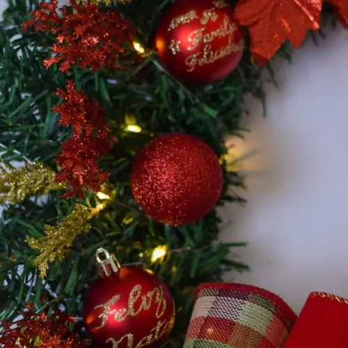 Guirlanda de Natal Família