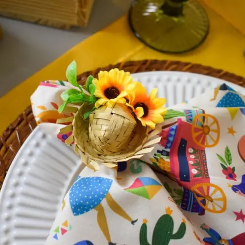 Mesa Posta de Festa Junina 6 Lugares