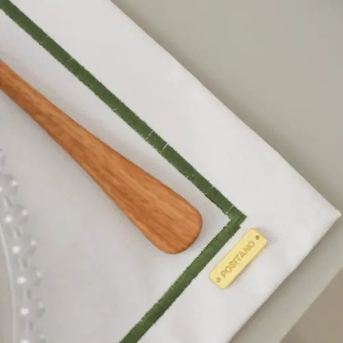 Mesa Posta de Natal Verde e Branco 4 Lugares