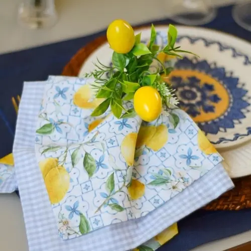 Mesa Posta Limão Siciliano 6 Lugares