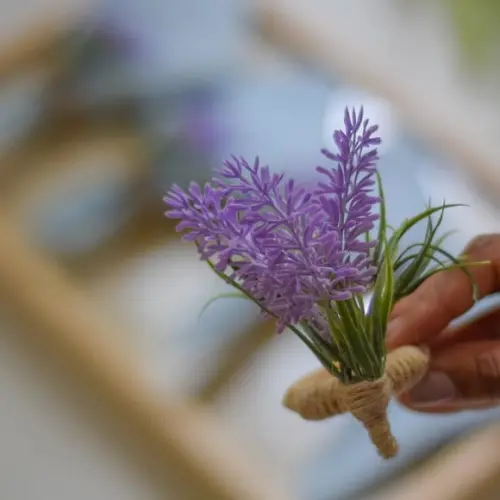Porta Guardanapo de Lavanda 10 Lugares