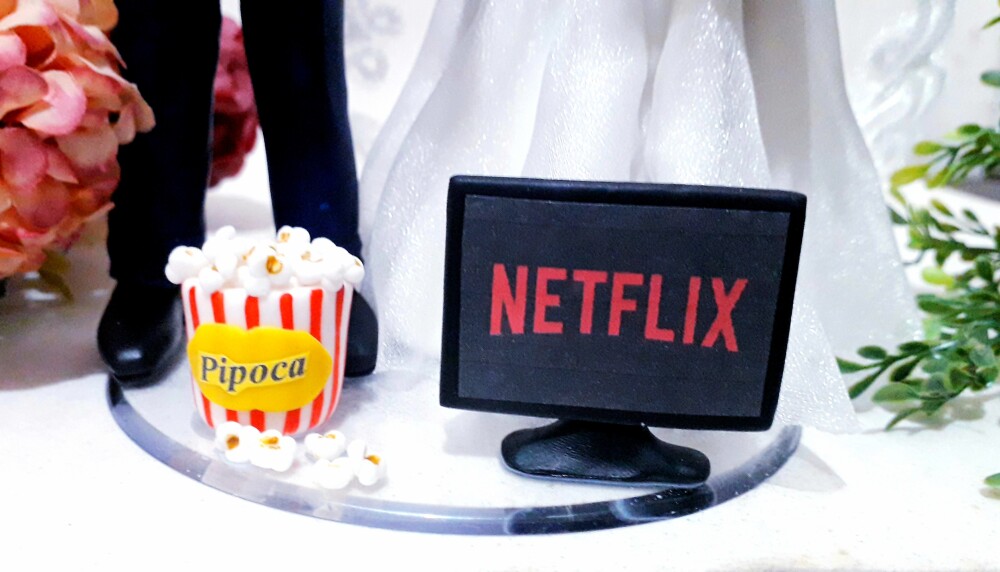 Noivinhos Personalizados - Netflix e Pipoca