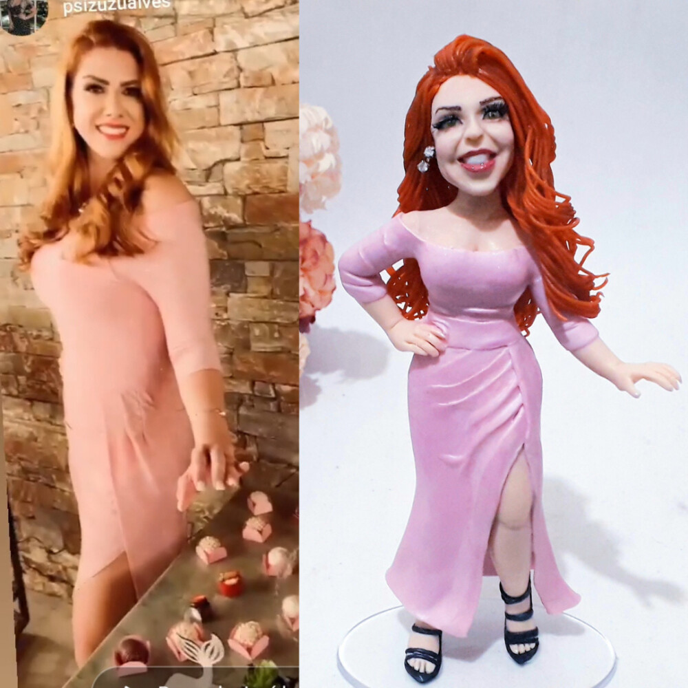 Escultura Humanizada em Biscuit / Biscuit realista