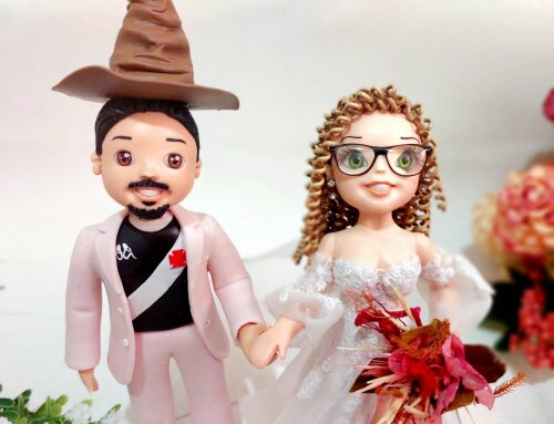 Noivinhos Personalizados em Biscuit - Harry Potter