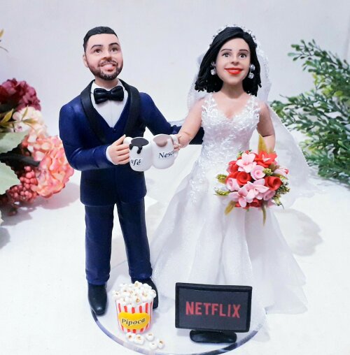 Noivinhos Personalizados - Netflix e Pipoca