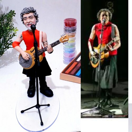 Escultura Humanizada em Biscuit - Artista