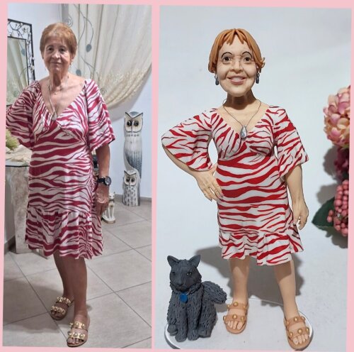 Escultura Humanizada em Biscuit