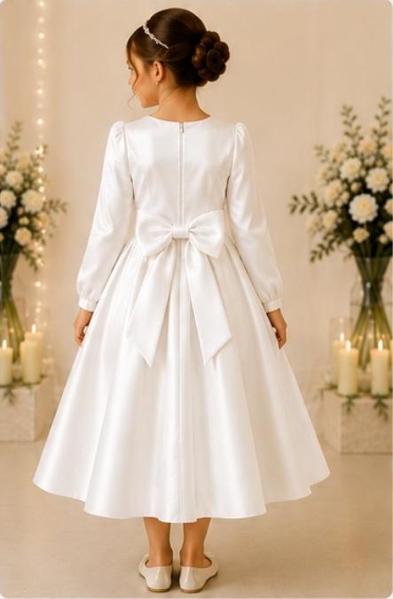 vestido de daminha daminha de honra branco