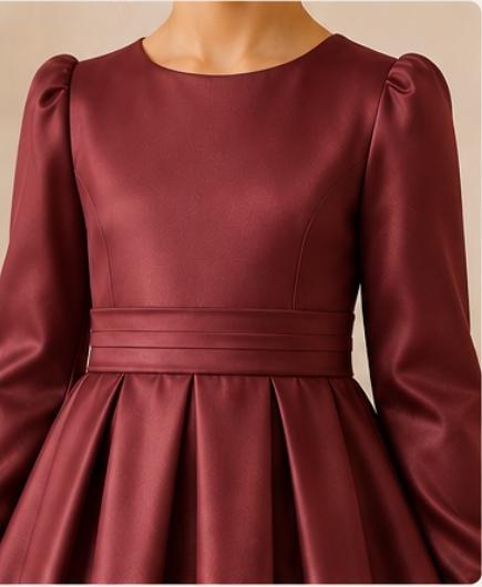 vestido de daminha daminha de honra marsala