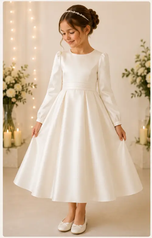 vestido de daminha daminha de honra off white