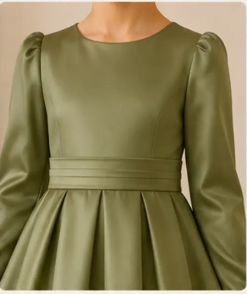 vestido de daminha daminha de honra verde oliva