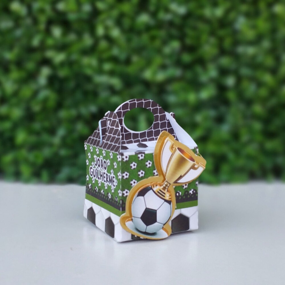 25 caixas futebol - lembrancinhas futebol - personalizados futebo