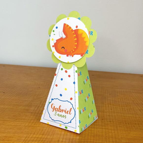 20 Itens Personalizados Caixinhas para Festas Dino Baby 2
