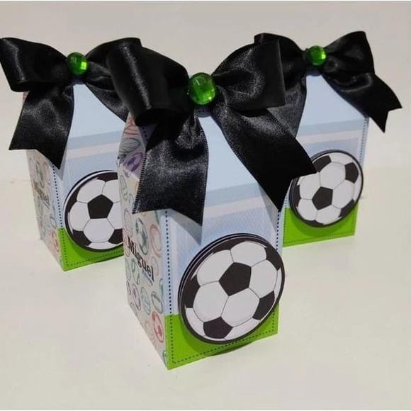 24 Itens Personalizados Caixinhas para Festa Esporte