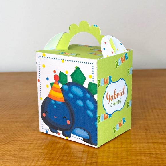 30 Itens Personalizados Caixinhas para Festas Dino Baby 2
