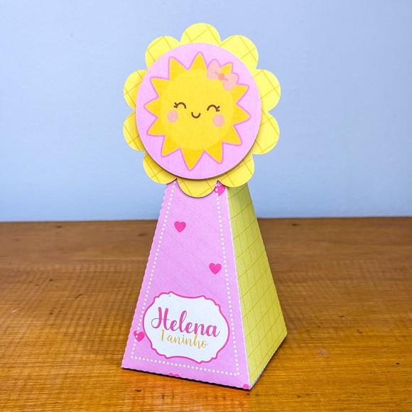 40 Itens Caixinhas para Festas Raio de Sol Menina