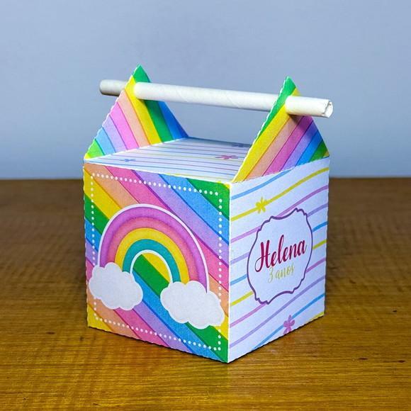 40 Itens Kit de Caixinhas Personalizadas Unicórnio Festas
