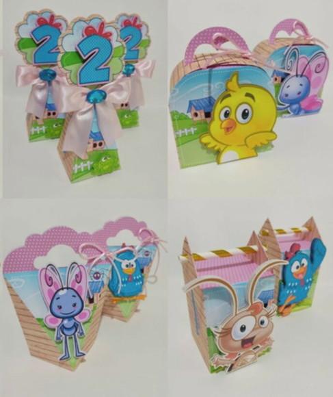 40 Itens Personalizados Caixinhas Festa Galinha Pintadinha 2