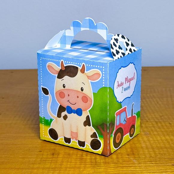 50 Itens Caixinhas para Festas Fazendinha Menino 4