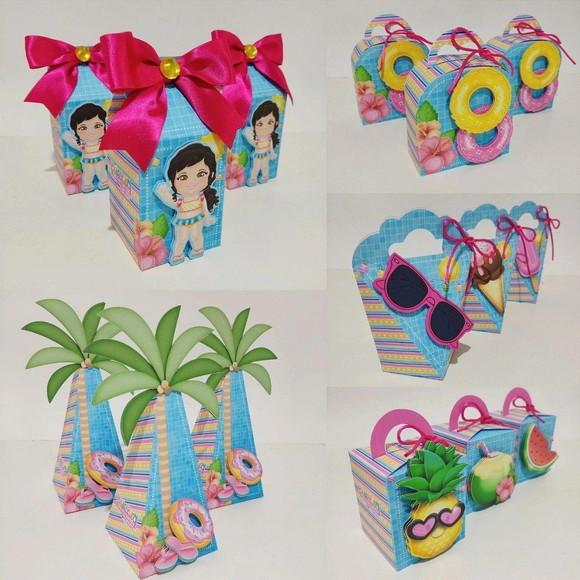 50 Itens Festa Lembrancinhas Pool Party Menina