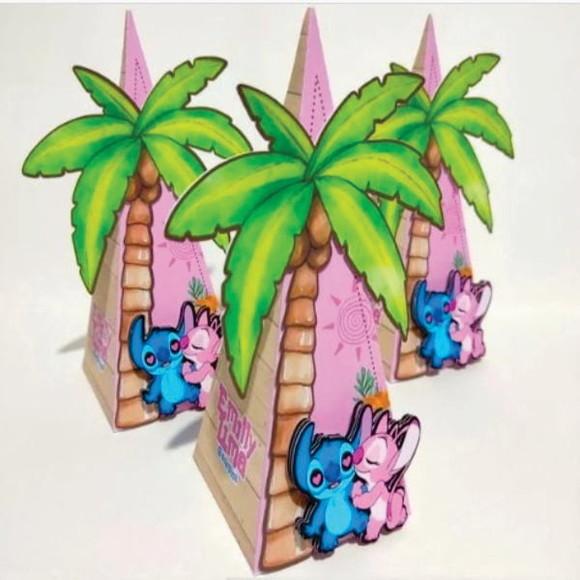 Kit Festa Lembrancinhas Lilo e Stitch -30 Peças 3d