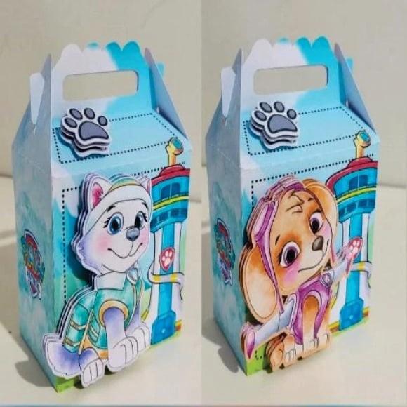 Kit Festa Lembrancinhas Patrulha Menino Aquarela -40 Pçs 3d