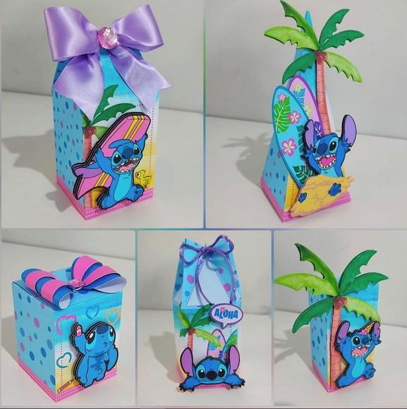Kit Festa Lembrancinhas Stitch -40 Peças 3d
