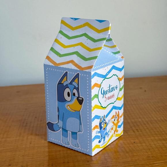 Kit Pegue e Monte 20 Itens Caixinhas Festas Bluey Menino
