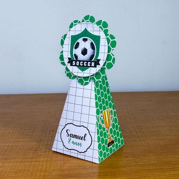 Kit Pegue e Monte, 30 Itens Caixinhas para Festas Futebol