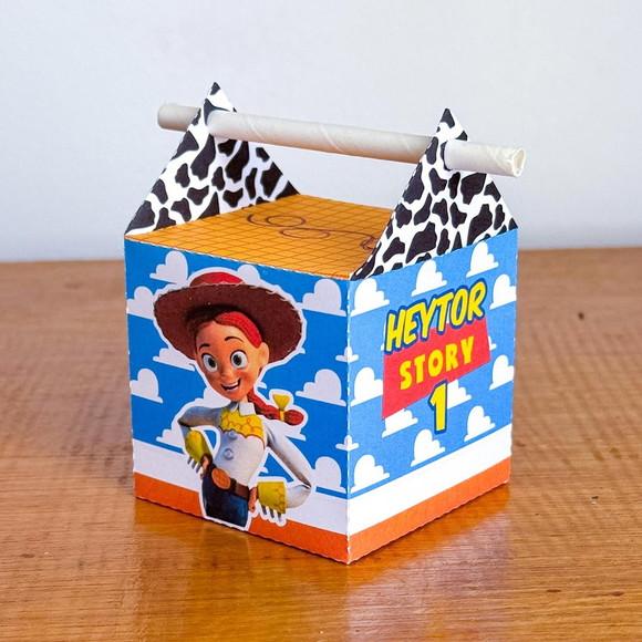 Kit Pegue e Monte, 40 Itens Caixinhas para Festas Toy Story