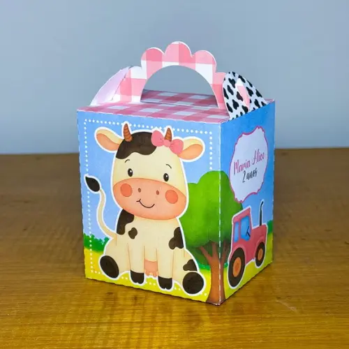 20 Itens Caixinhas para Festas Fazendinha Menina 4