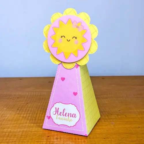20 Itens Caixinhas para Festas Raio de Sol Menina