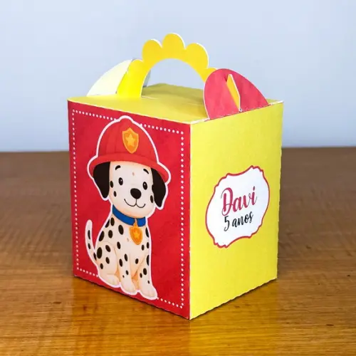 20 Itens Caixinhas Personalizadas para Festas Bombeiro