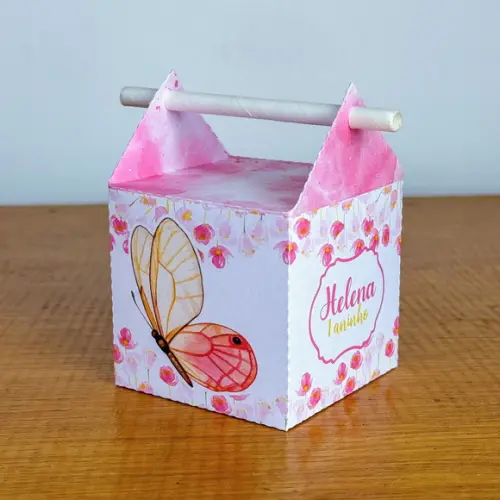 20 Itens Personalizados Caixinhas para Festa Borboletas