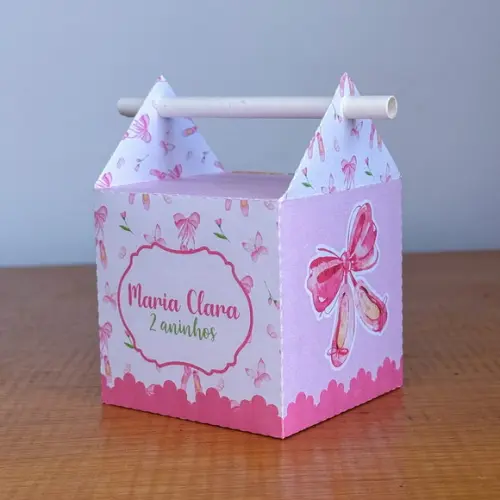 30 Itens Caixinhas para Festas Bailarina