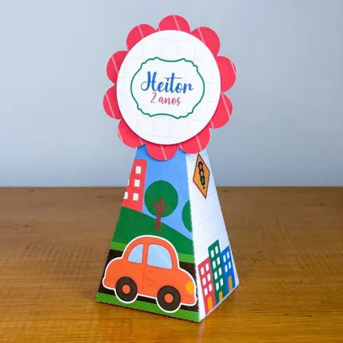 30 Itens Caixinhas para Festas Carrinhos
