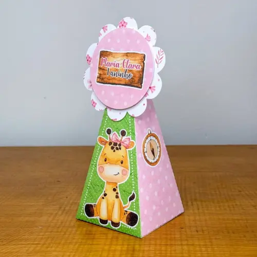 40 Itens Personalizado Caixinha p/ Festas Safari Menina 1