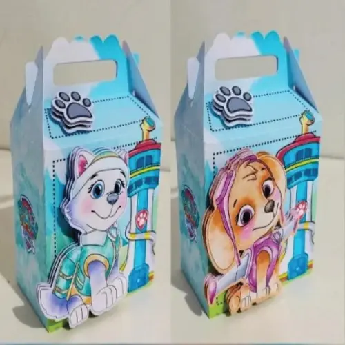 Kit Festa Lembrancinhas Patrulha Menino Aquarela -20 Pçs 3d